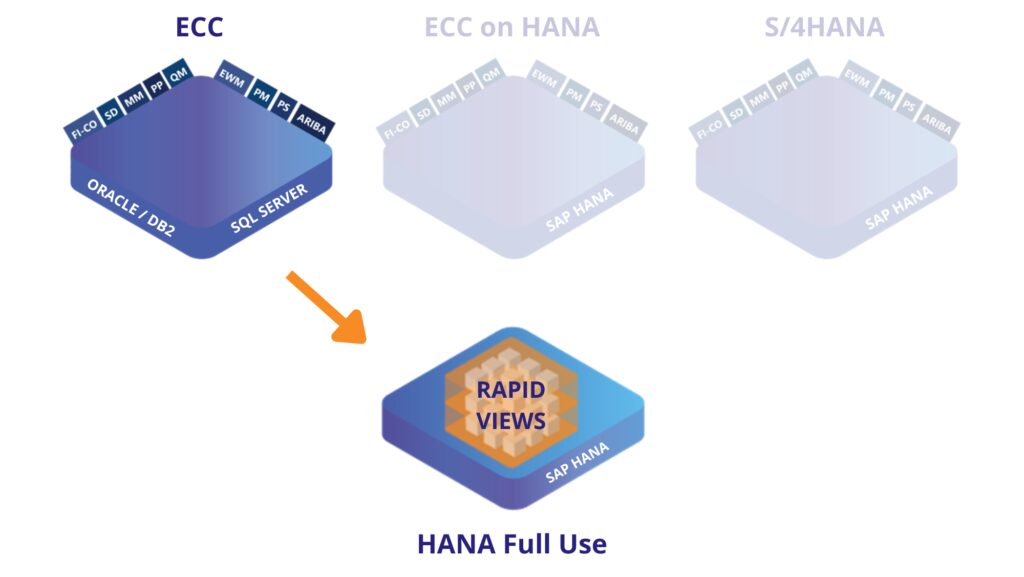 Références RapidViews ECC et HANA Full Use