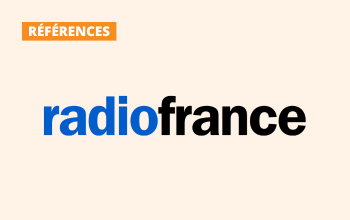 Image de la référence client Radio France pour RapidViews sur SAP.